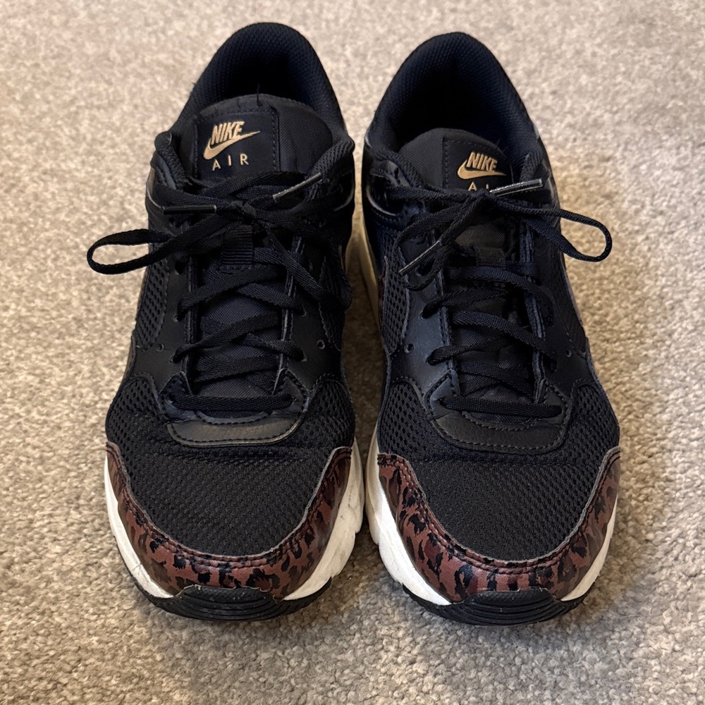 Nike Black and Brown Air Sneakers